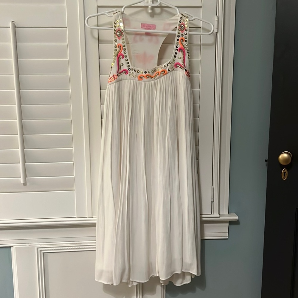 White Lily Pulitzer Dress